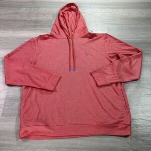 Tailorbyrd Hoodie Mens Large Red Lightweight Modal Pullover Pockets Logo